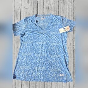 Under Armour Women's Blue V-Neck Top